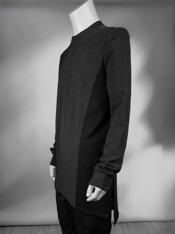 ILM-S Pull noir manches longues