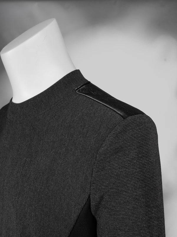 ILM-S Pull noir manches longues