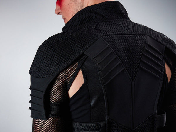 488-L Black cyberpunk vest