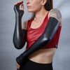 FG-PU Black water-resistant fleece arm warmers - zolnar