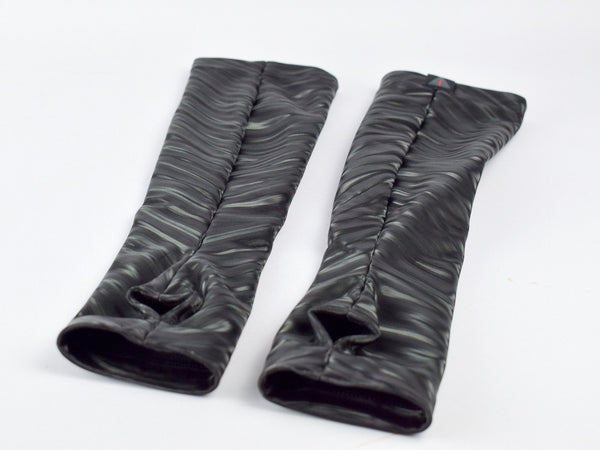 FG40-PUf Black PU arm warmers - zolnar
