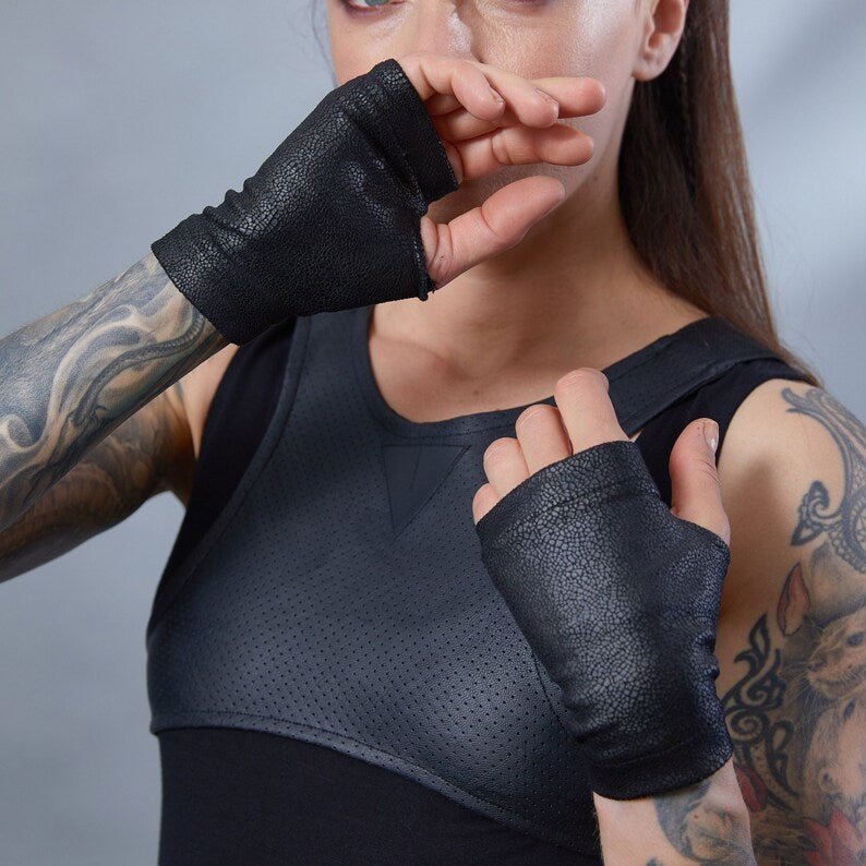 wrp handschuhe WRP Kurze Kunstlederhandschuhe – ZOLNAR