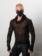 FG-EL Schwarzes elastisches Manschettengeschirr