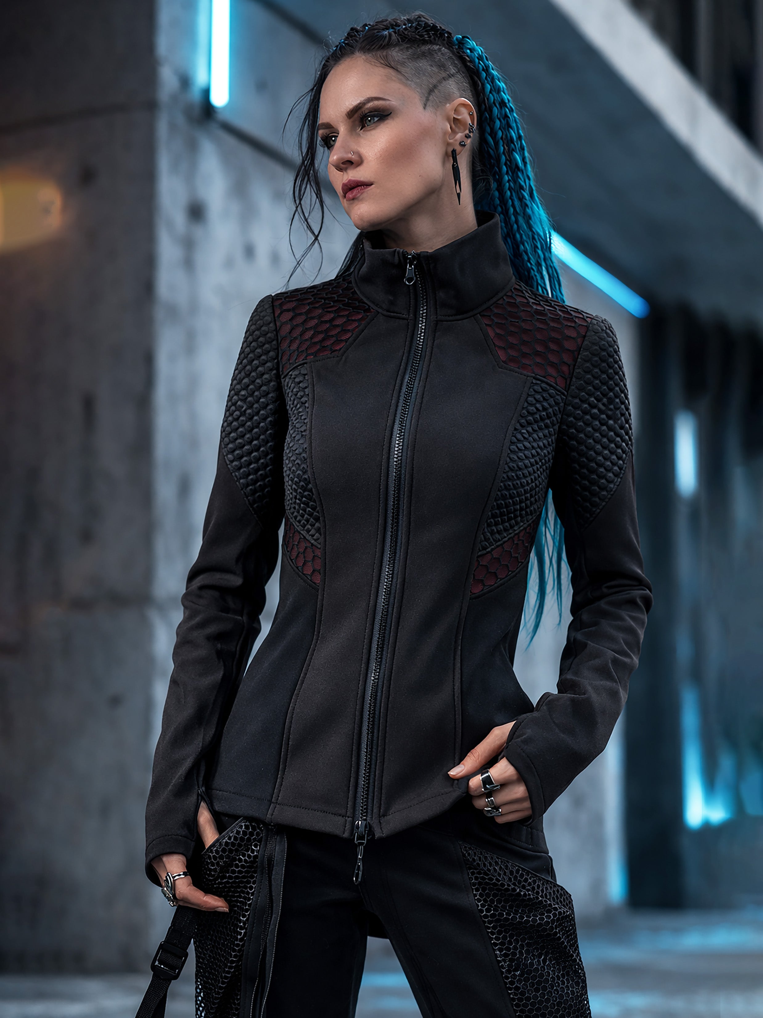 388 Cyberpunk jacket with softshell