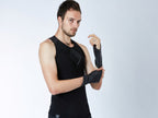 Fingerless gloves black steampunk gloves, men arm warmers - X-WRW1