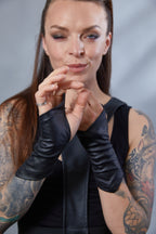 X-WRW Armstulpen aus Leder