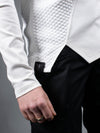 AB-00 Q10 White futuristic sweater