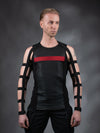 FG-EL Black elastic sleeve harness