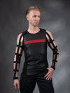 FG-EL Black elastic sleeve harness