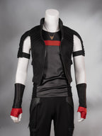 488-L Black cyberpunk vest