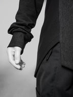 ILM-S Langärmliger schwarzer Pullover