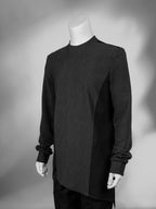 ILM-S Langärmliger schwarzer Pullover