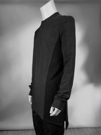 ILM-S Langärmliger schwarzer Pullover