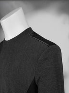 ILM-S Langärmliger schwarzer Pullover