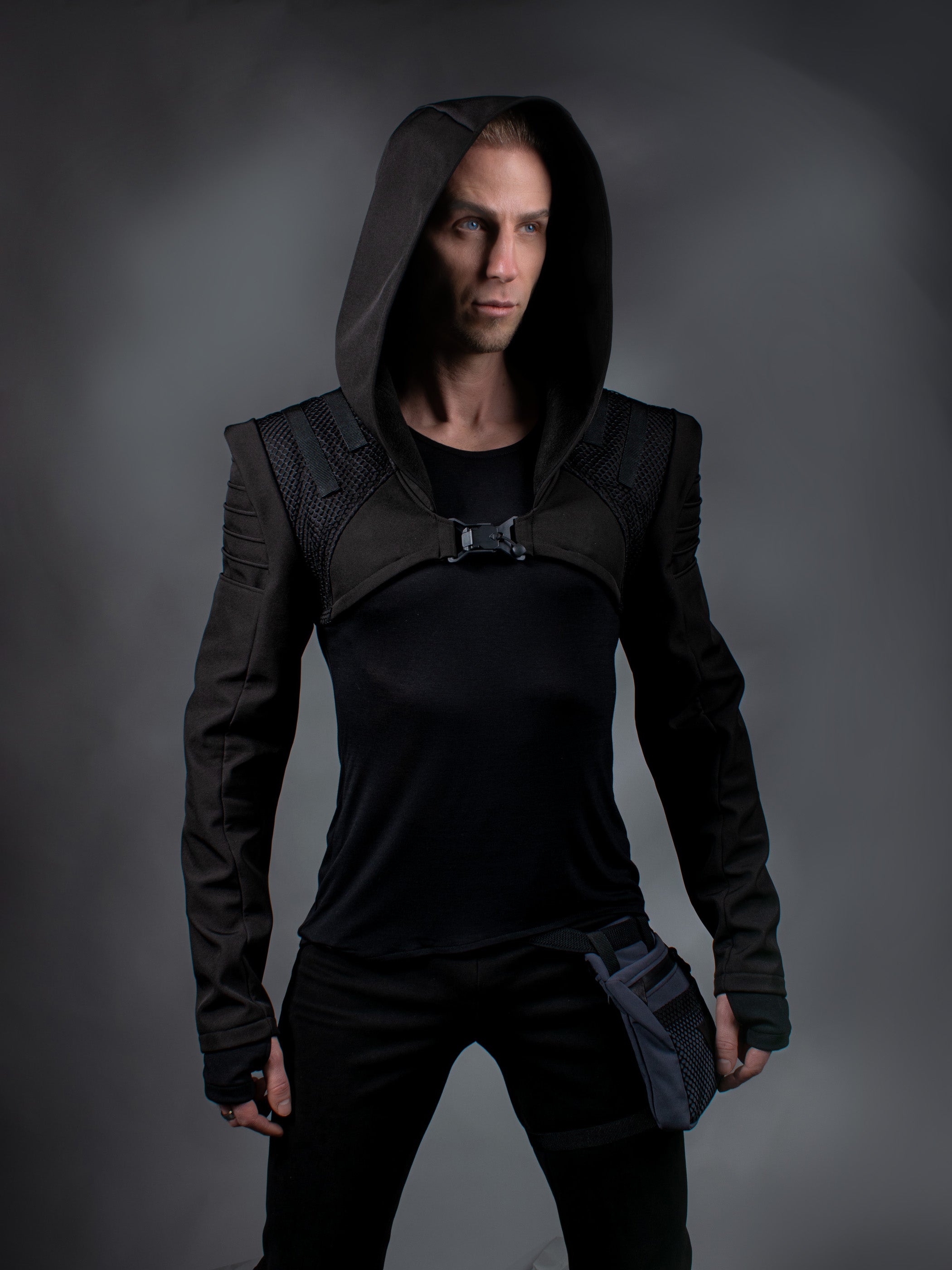 ASA Hooded men shrug