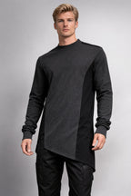 ILM-S Langärmliger schwarzer Pullover