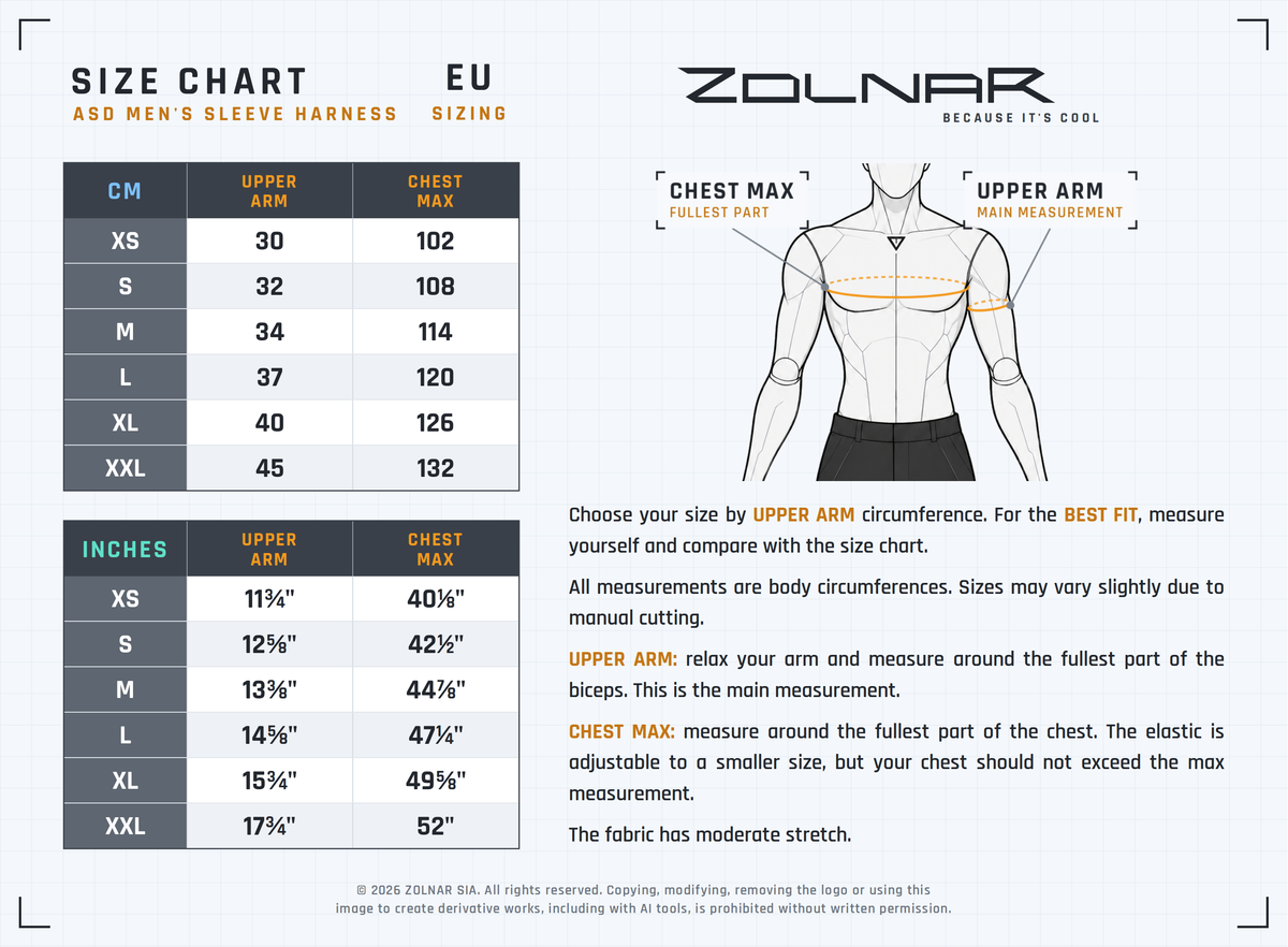 asd-m size chart