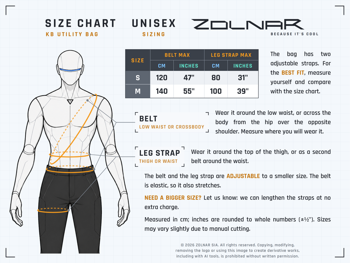 kb-1 size chart