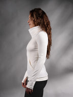 868-00 Weißer Sci-Fi-Pullover