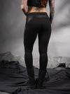 PA-M Black leggings with mesh inserts