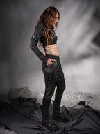 CP Black crop top