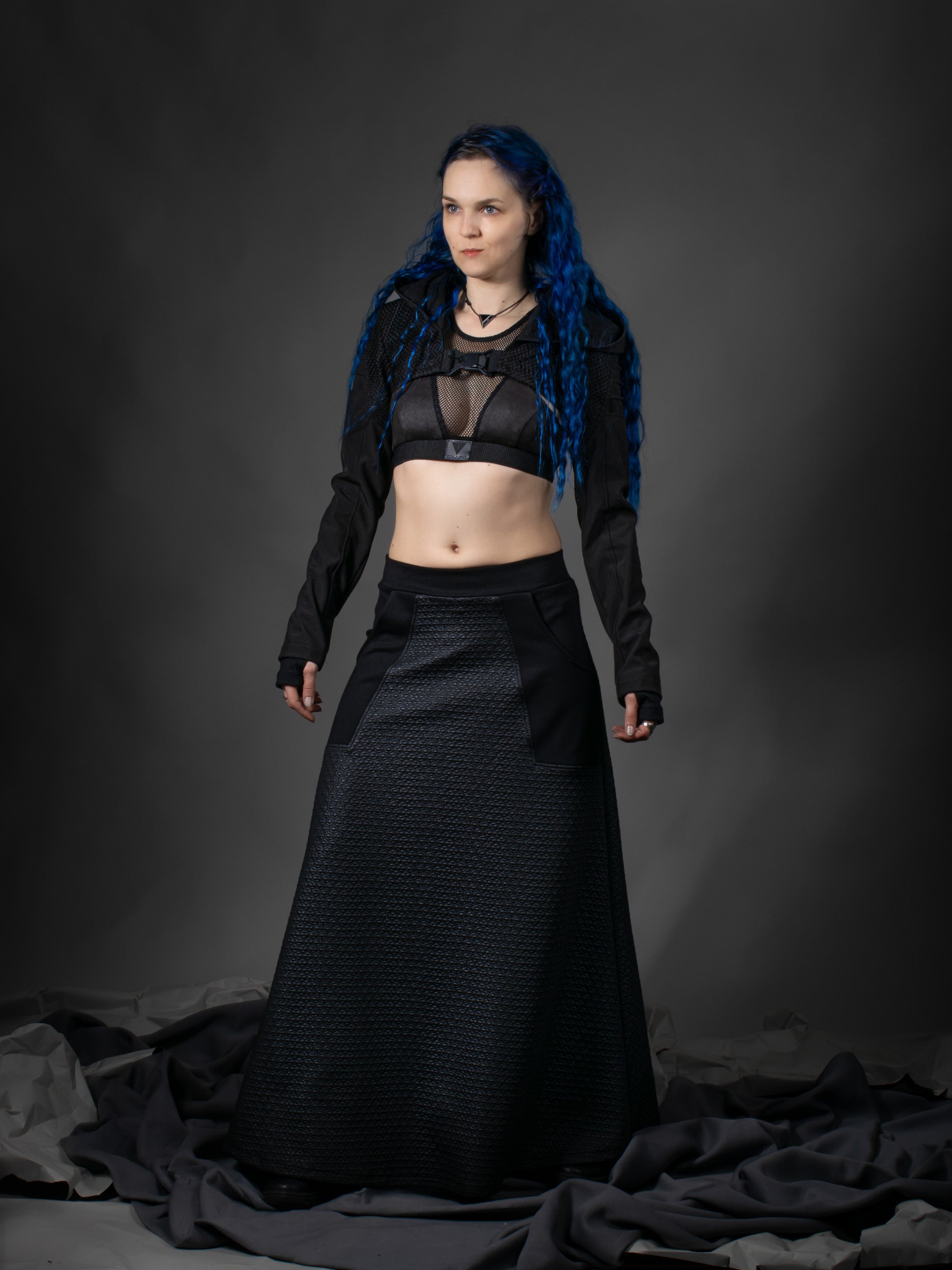 SK-P Q3 Maxi skirt with pockets