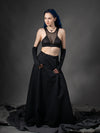 PT-902 CT-6 Black crop top, 36 EU size