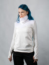 5PT-PR-00 36 White sweater with MESH insert