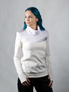 4PT-PR-08 36 White sweater with silver insert