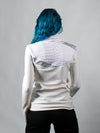 4PT-PR-08 36 White sweater with silver insert