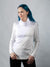 2PT-AB-00 36 EU White asymmetrical sweater