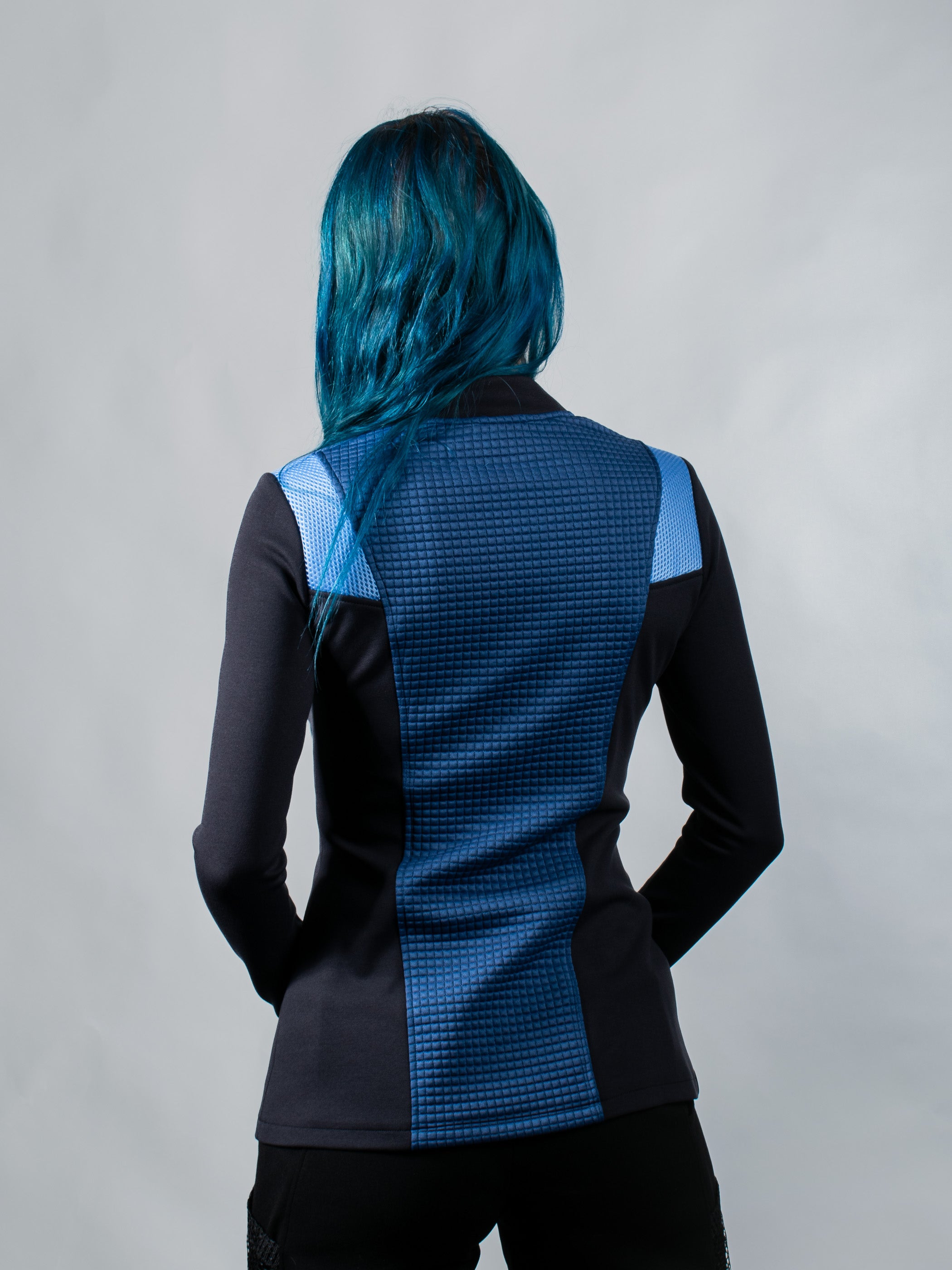 Pull cyberpunk bleu CC1-78