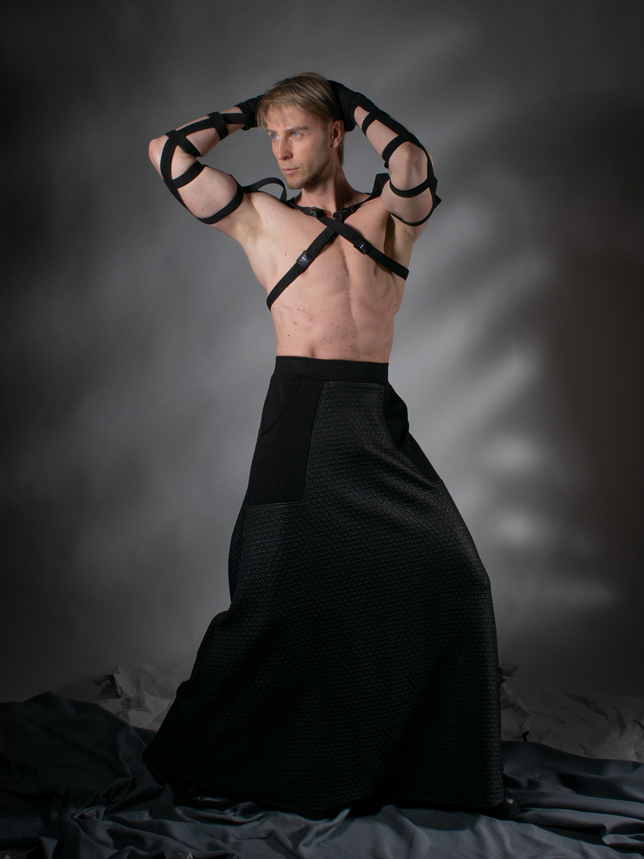 Jupe longue pour homme SK-P Q3 avec poches