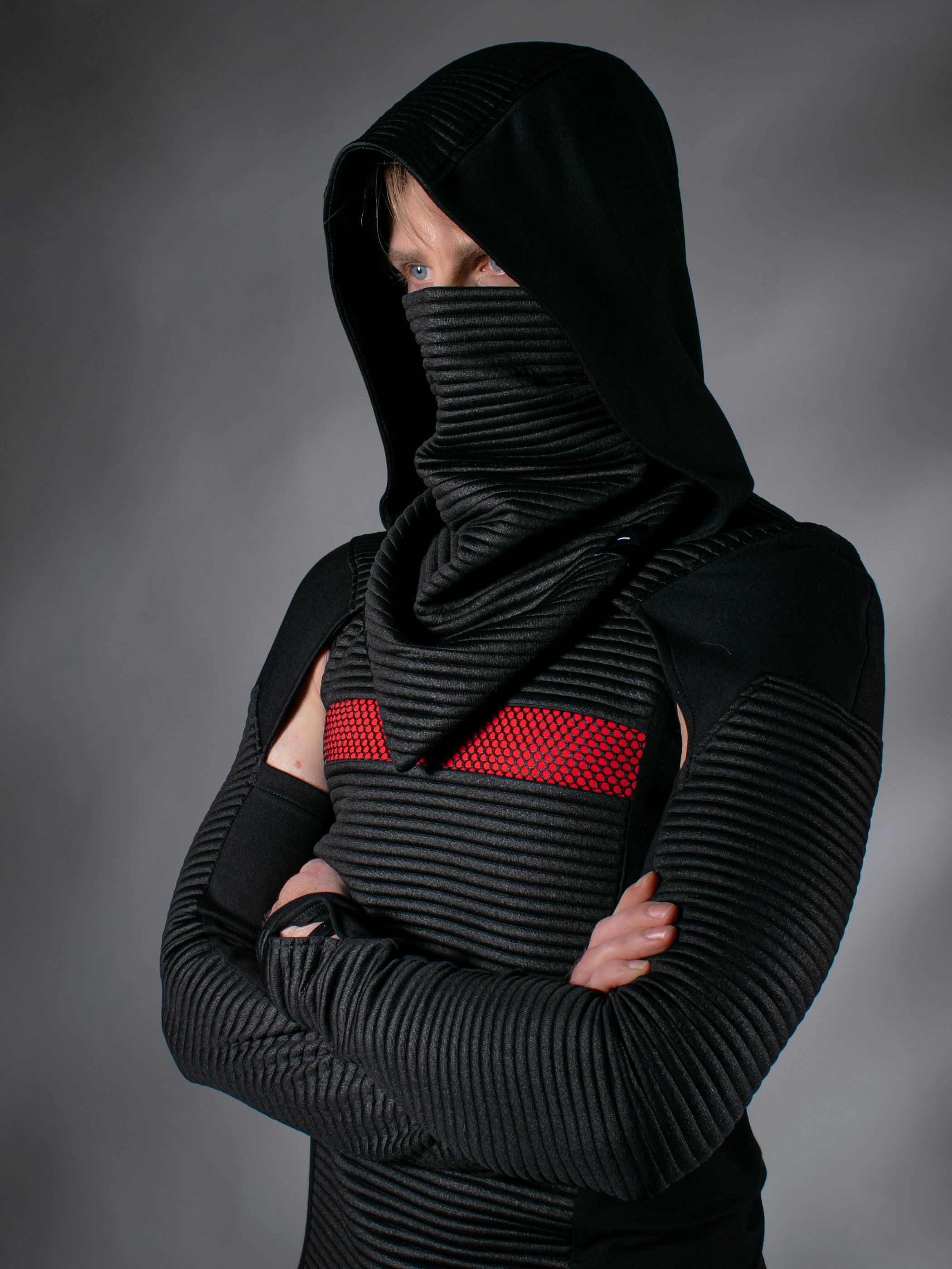 SC2 Q2 Black military scarf