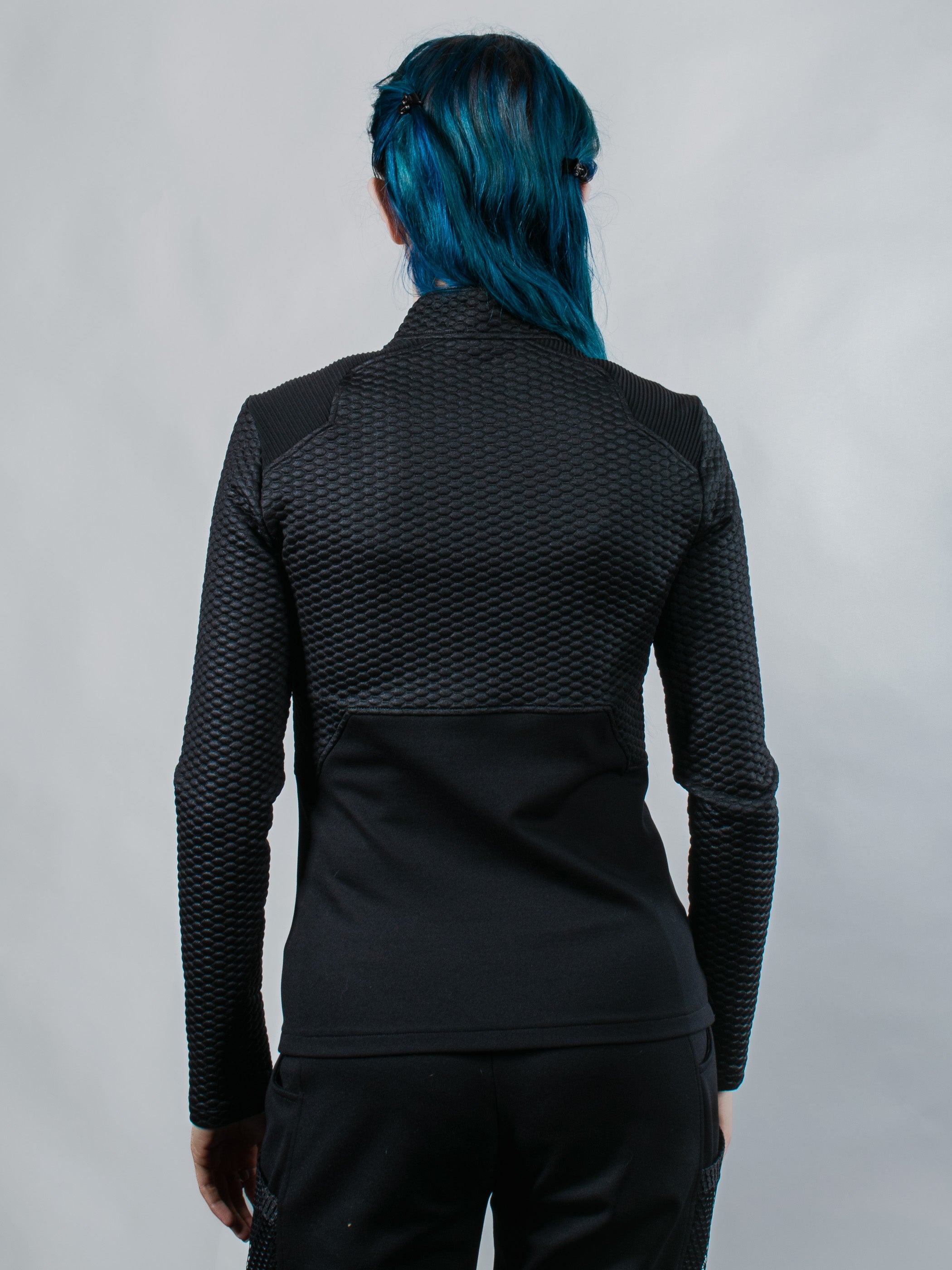 Pull-over RR Q10 noir et rouge pour femme