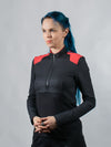 RR Q10 Black and red women's pullover