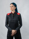 RR Q10 Black and red women's pullover