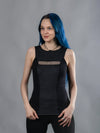 RA2 Q2 Black sleeveless top