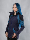 19PT-202 214-36 Blue cyberpunk softshell jacket