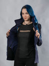 19PT-202 214-36 Blue cyberpunk softshell jacket