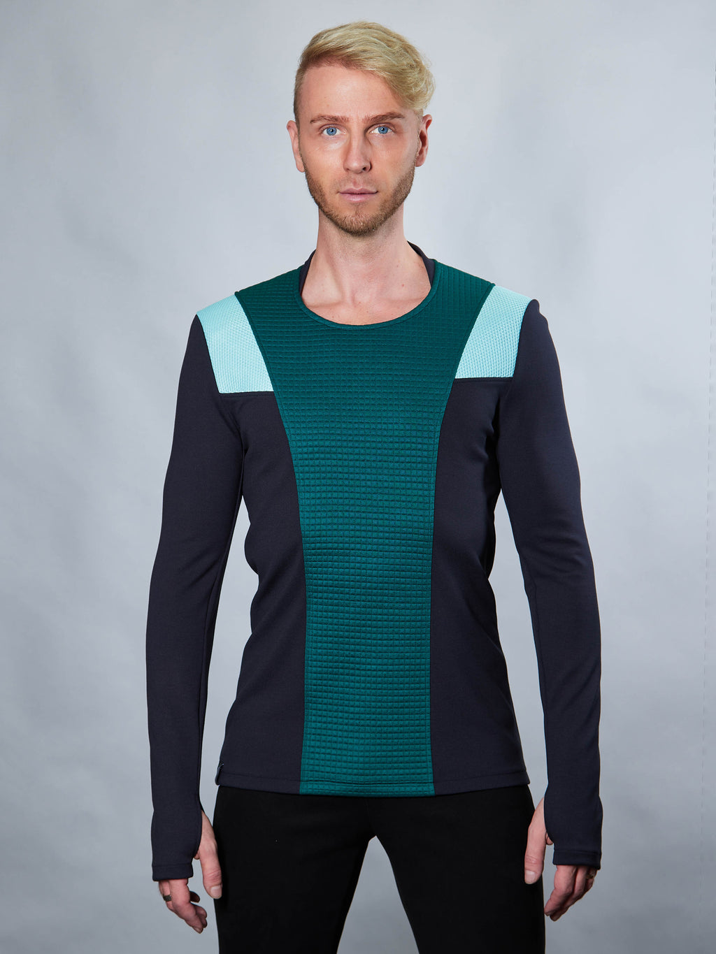 CC1-5 Grüner Cyberpunk-Pullover