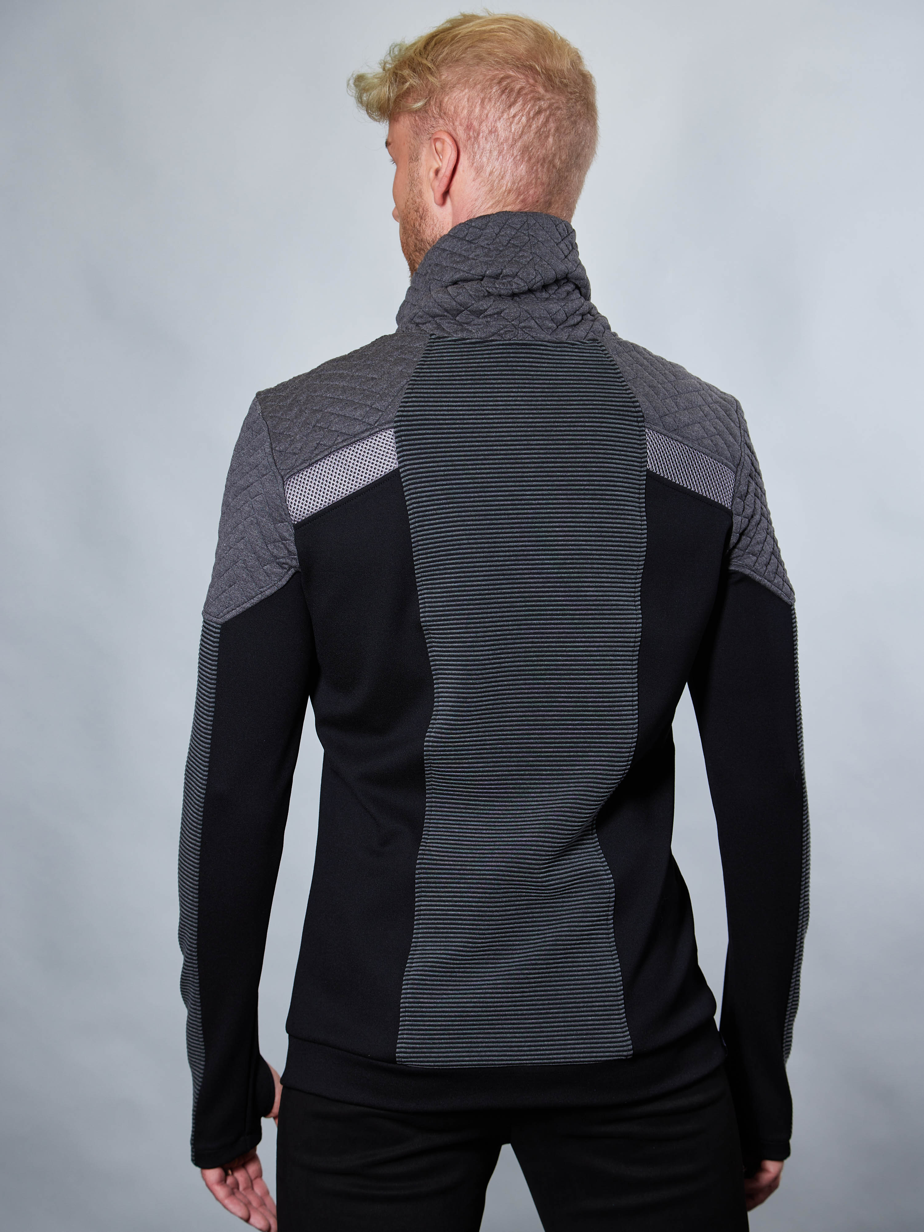 Pull gris HS-PS8 Cyberpunk