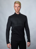RR Q10 Schwarzer und roter Sci-Fi-Pullover