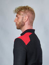 RR Q10 Black and red Sci-Fi pullover