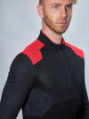 RR Q10 Black and red Sci-Fi pullover