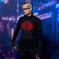 488-L Black cyberpunk vest
