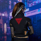 488-L Black cyberpunk vest
