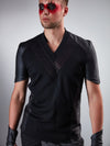 638 Futuristic v-neck shirt