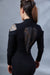 AF Black mermaid dress with mesh back - zolnar
