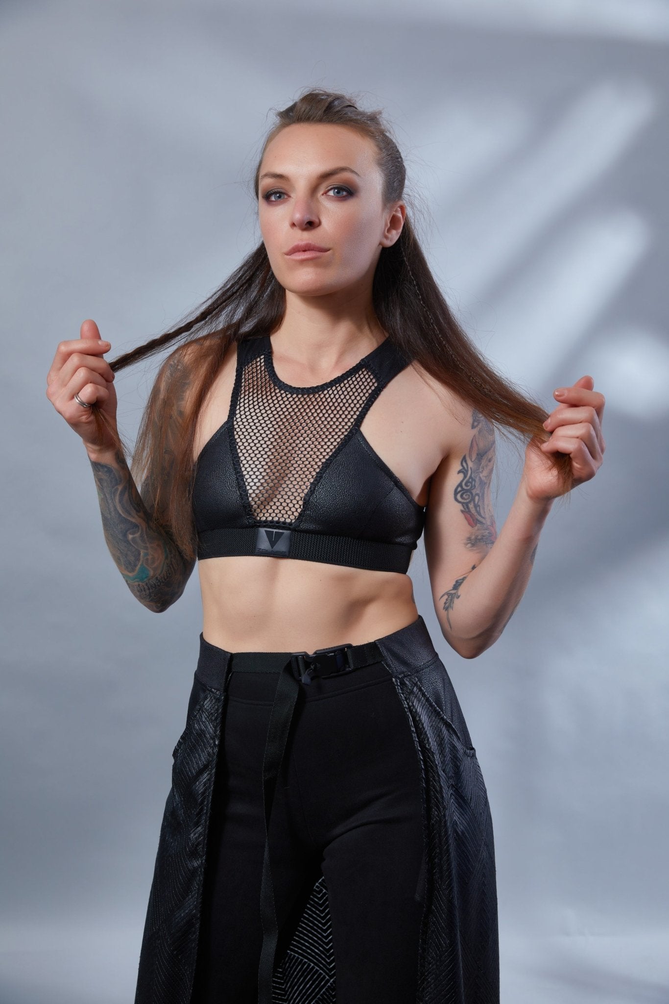 CT7 Black crop top